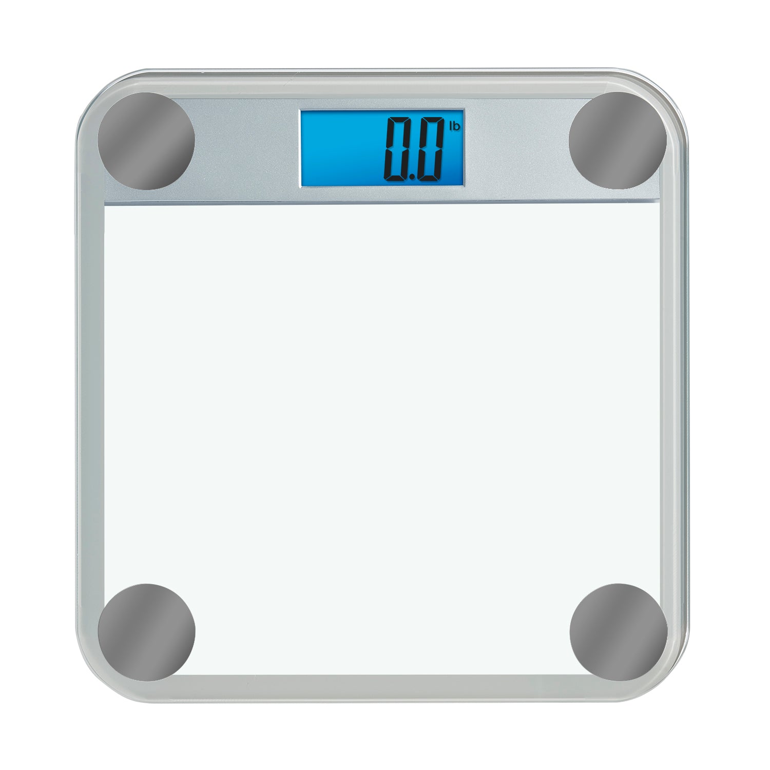 Eat Smart Precision Plus Digital Bathroom Scale with Ultra-Wide Platform,  440 lb Capacity, Bath Scale for Body Weight, Grey