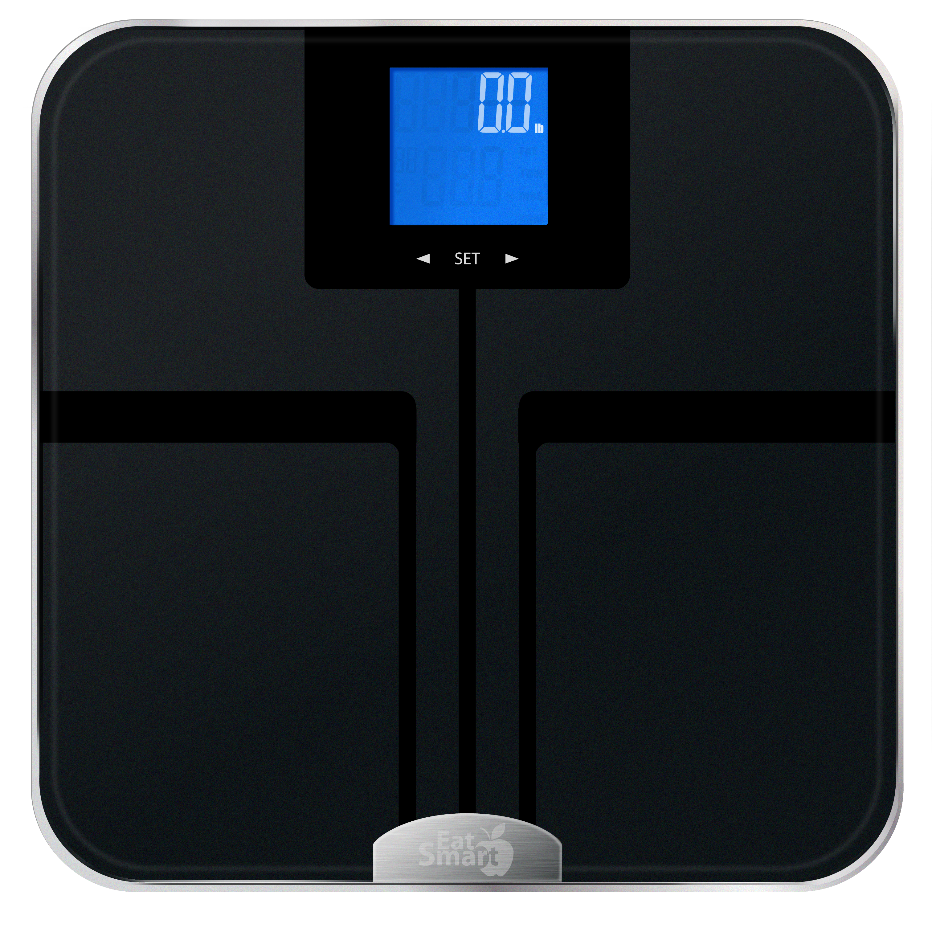 Eat Smart Get Fit Digital Body Fat Scale, Black