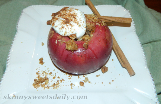 Extra Large Baked Apple With Crunchy Granola