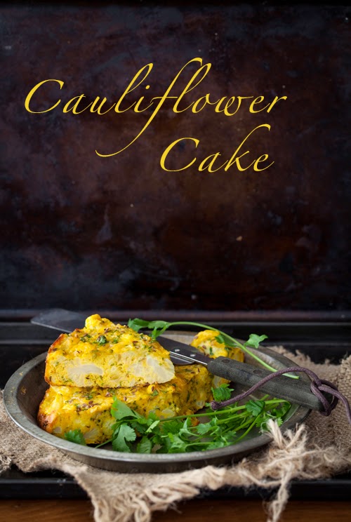 Cauliflower Cake with Flax Seeds
