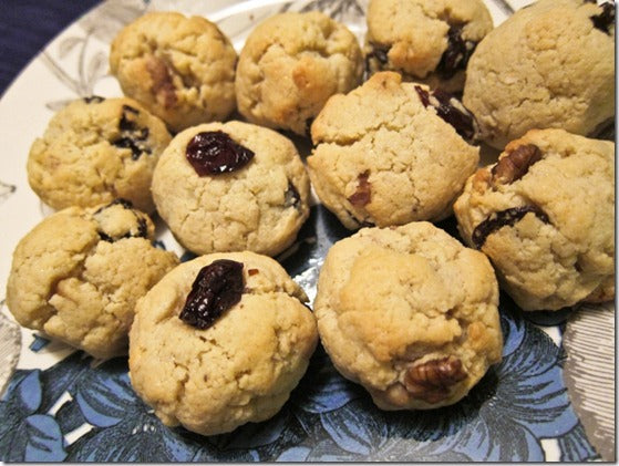 Cherry-Walnut Almond Flour Cookies