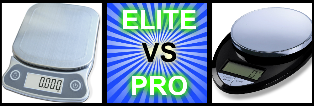 What's the difference between the Precision Pro and the Precision Elite Kitchen Scale?