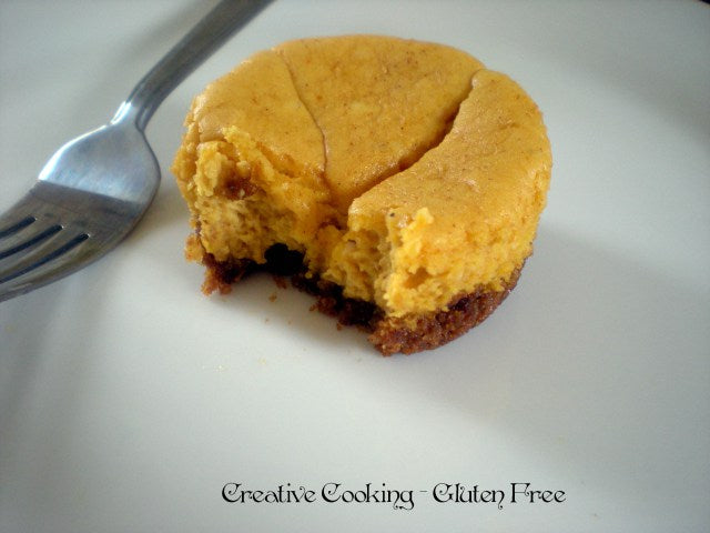 Pumpkin Cheesecake Cupcakes - Gluten Free