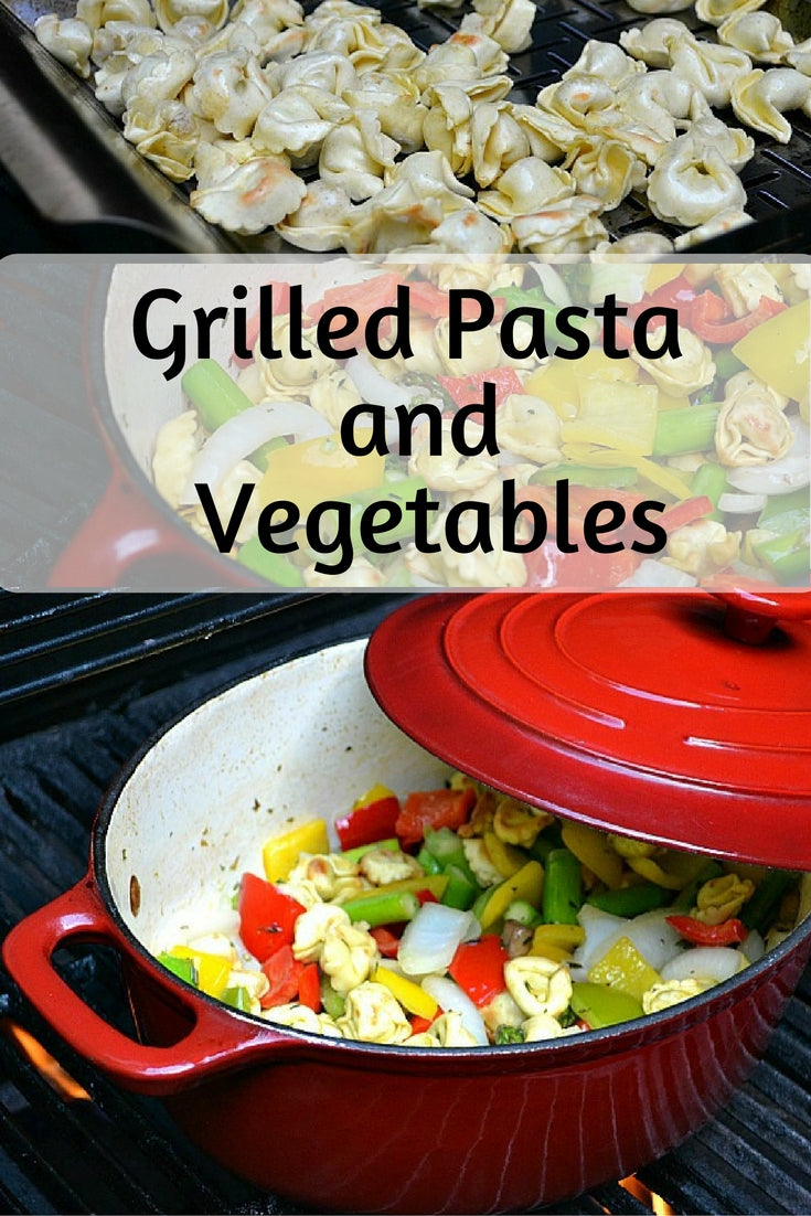Grilled Pasta And Vegetables