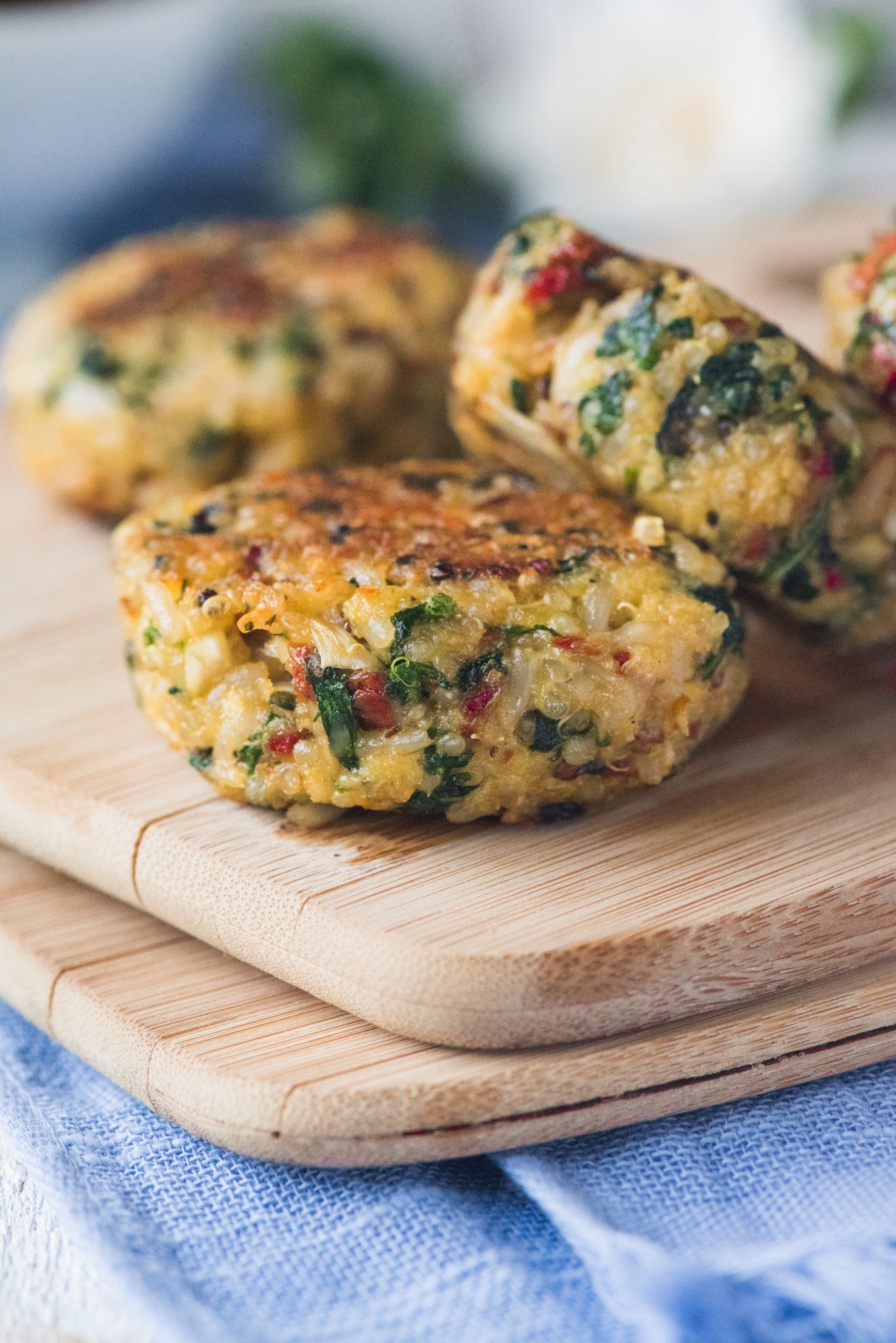 Italian Quinoa Protein Patties