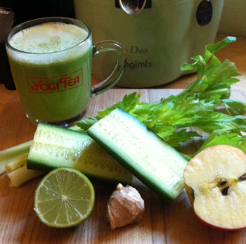 Celery, Cucumber and Lime Juice