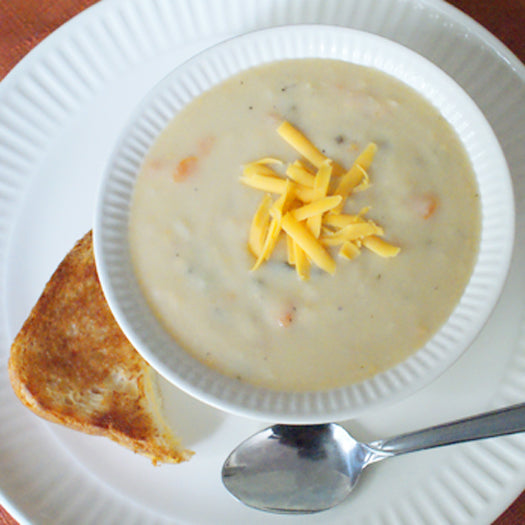 Skinny Beer Cheese Soup